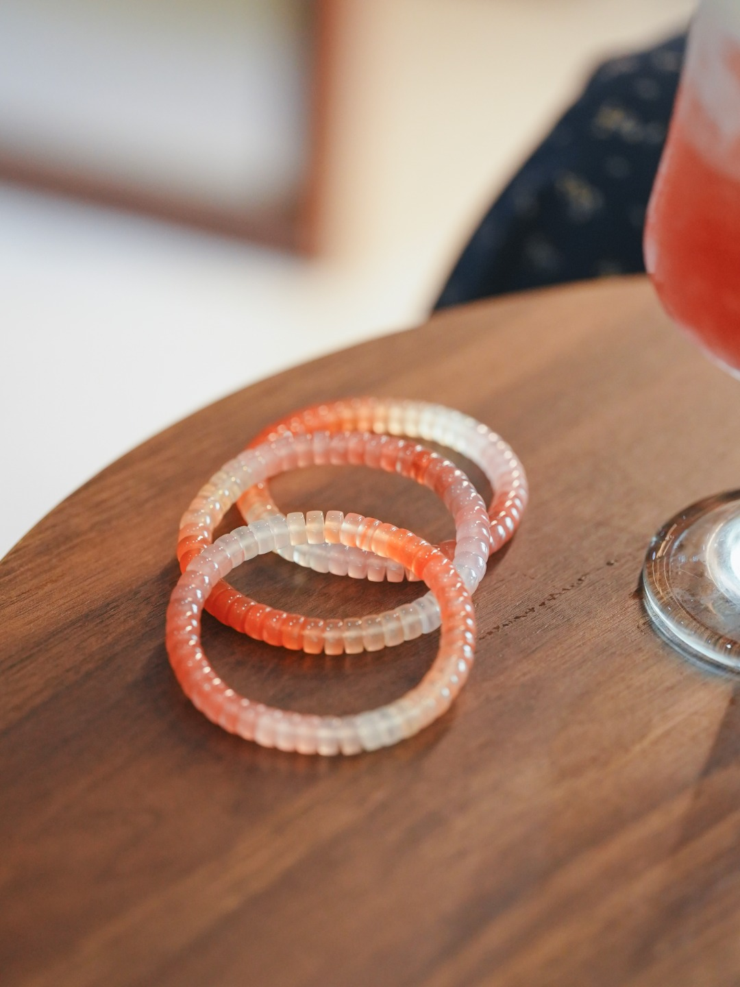 Blush Nanhong Agate Bracelet