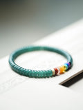 Azure Mosaic Guatemalan Jade Bracelet