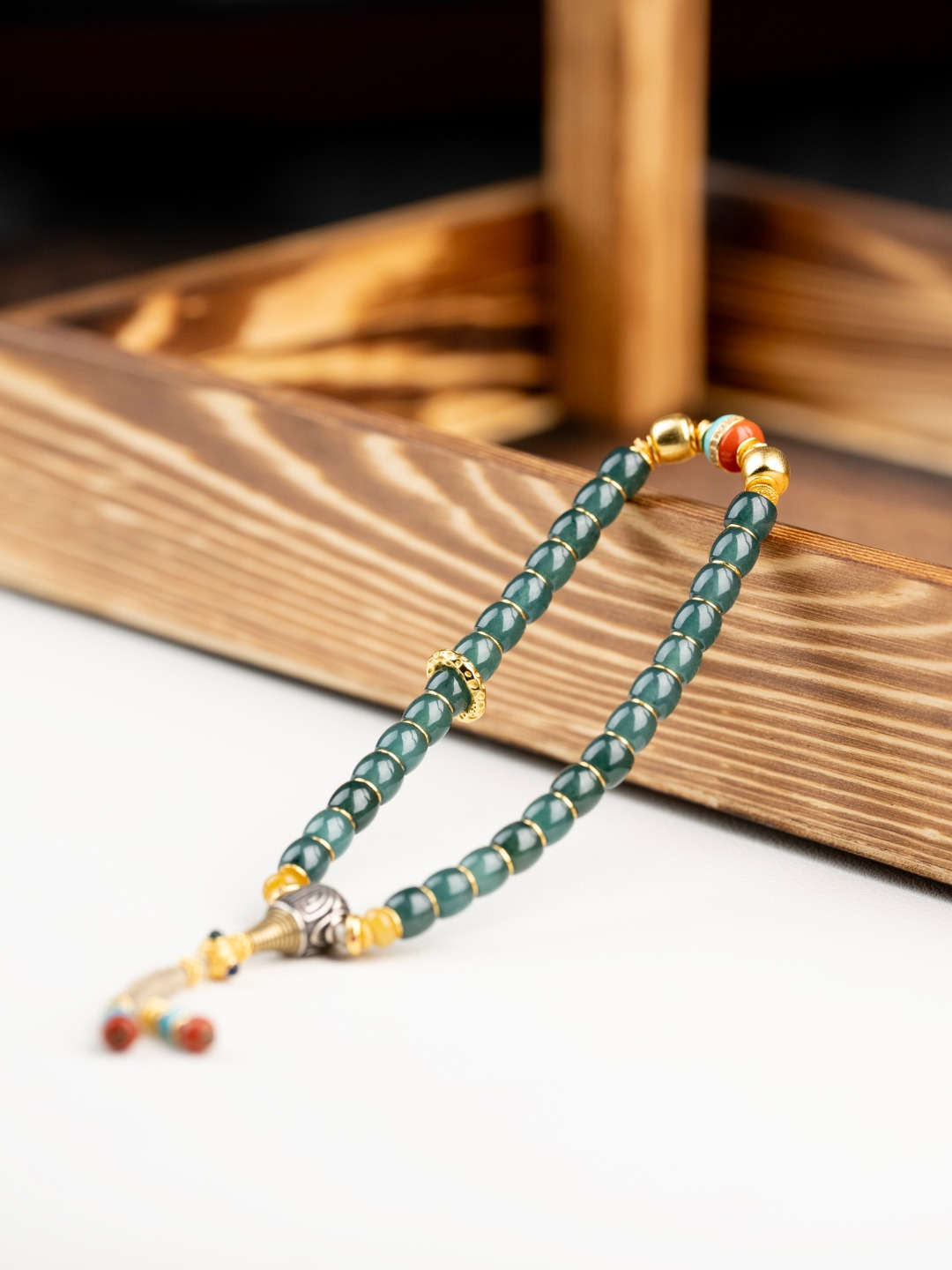 Guatemalan Jadeite Mala Bracelet