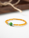 Amber Drop Jade Bracelet