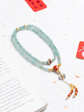 Azure Serenity Guatemalan Jade Mala