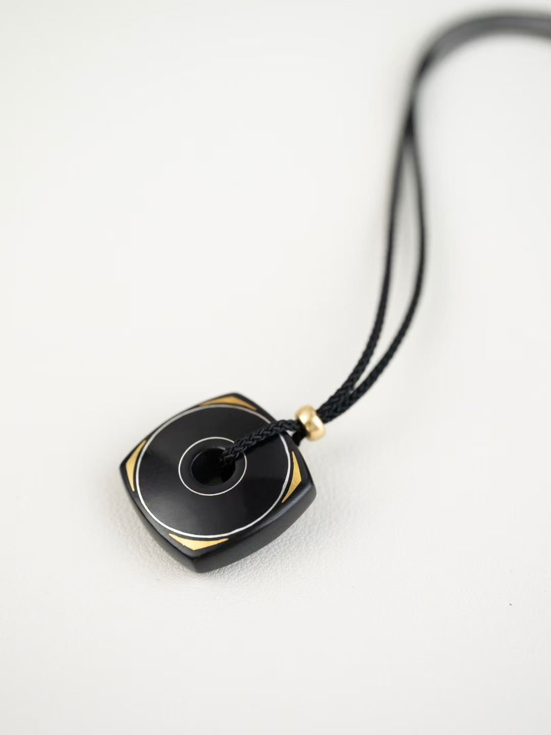 Midnight Jade Peace Pendant